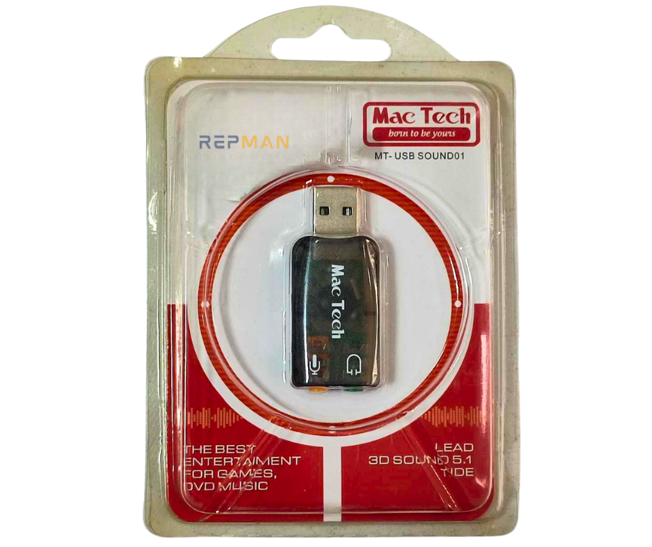 CARTE SON USB MAC TECH MT-USB SOND01