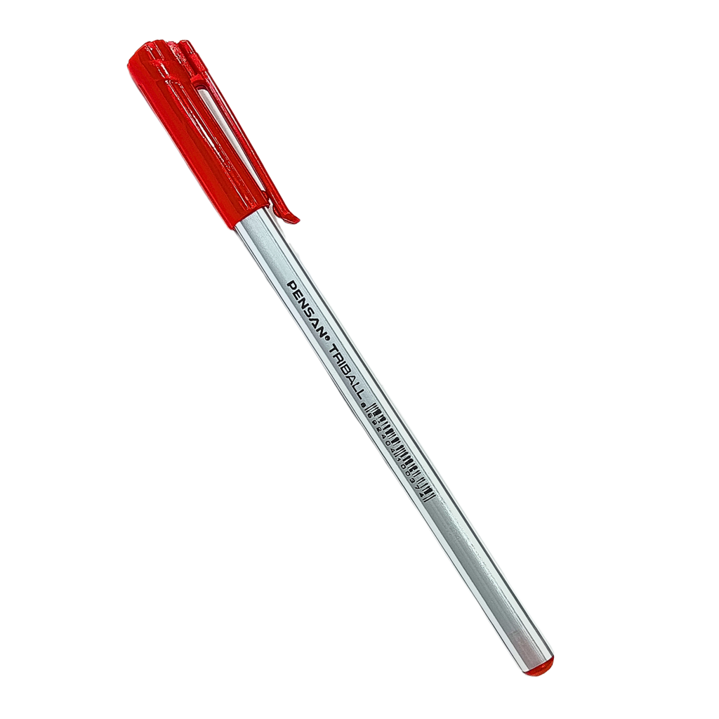 STYLO PENSAN TRIBALL ROUGE
