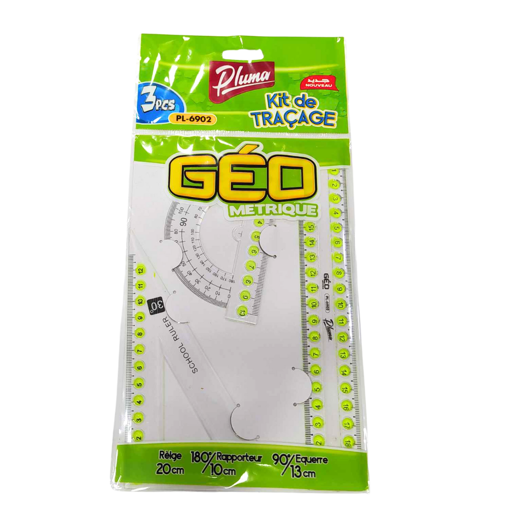 KIT DE TRAÇAGE PLUMA 3PCS PL6902