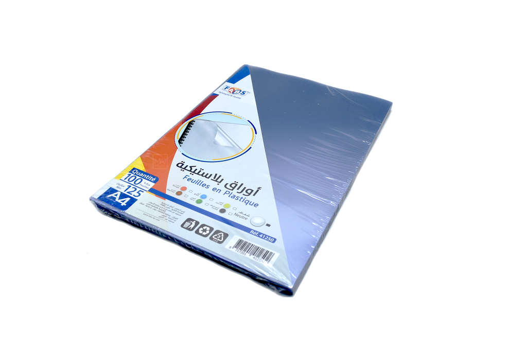 TRANSPARENT NEUTRE FABS A4 125MIC