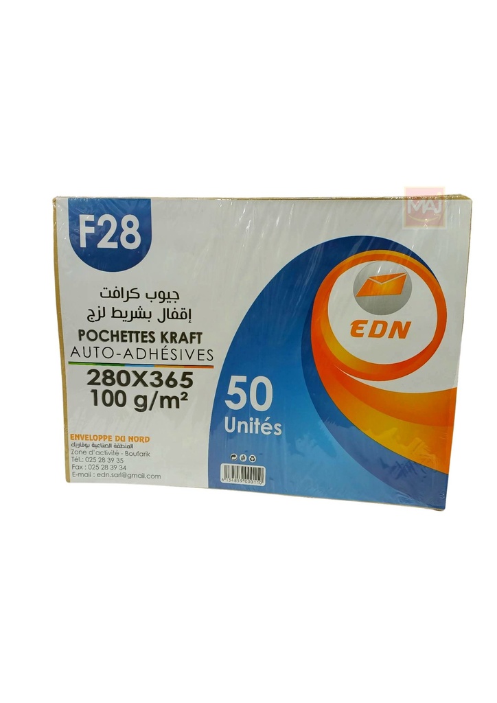 ENVELOPPE EDN F28 PAQUET