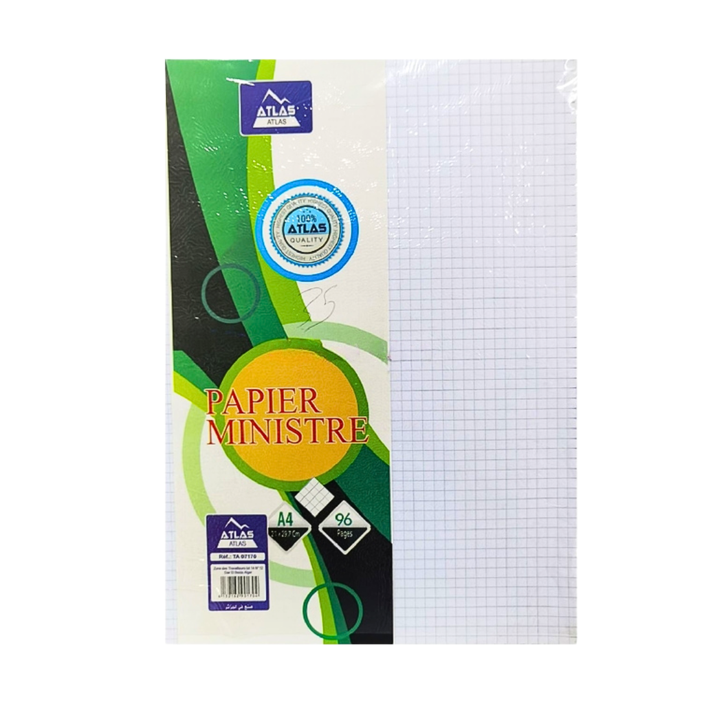 PAPIER MINISTRE ATLAS TA07170 96 PAGES