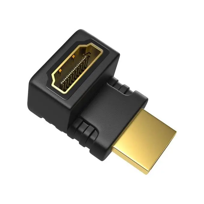 ADAPTATEUR HDMI F TO HDMI M 90°