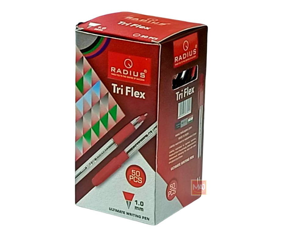 STYLO RADIUS TRI FLEX ROUGE