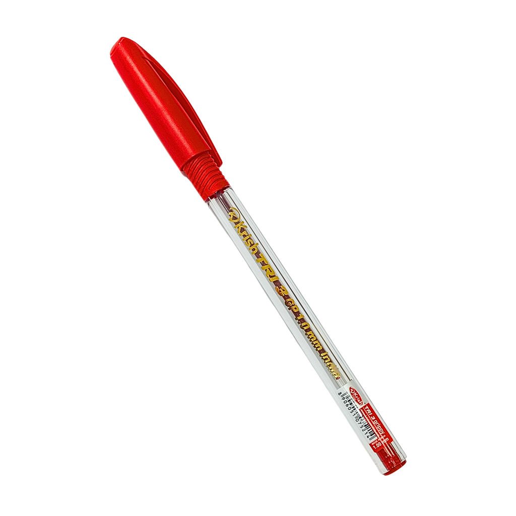 STYLO KRISH TRI 3 GRIPPY ROUGE