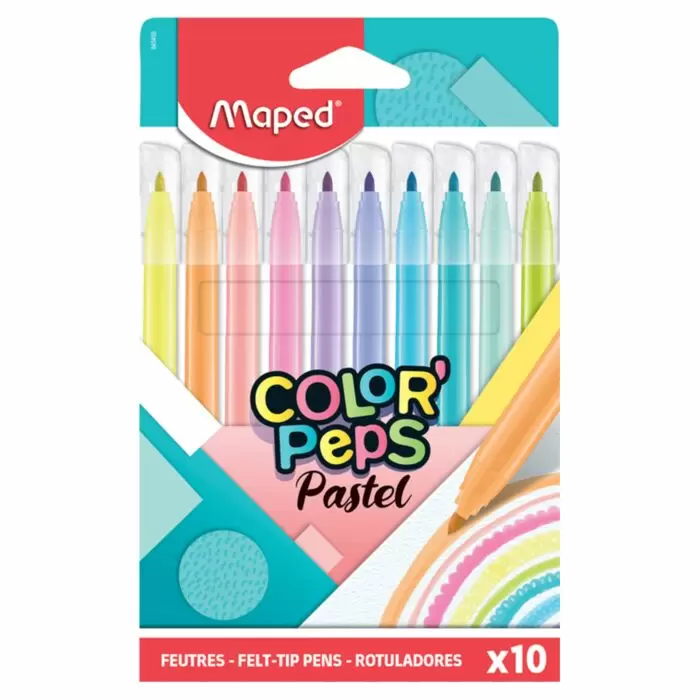 FEUTRES PASTEL MAPED 10 PCS 845469