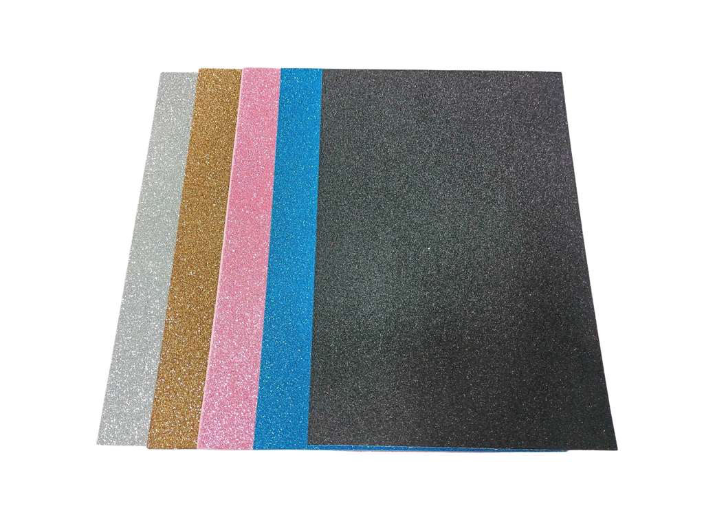 PAPIER MOUSSE AUTOCOLANT A PAILLETTE SAMBARA UNITE
