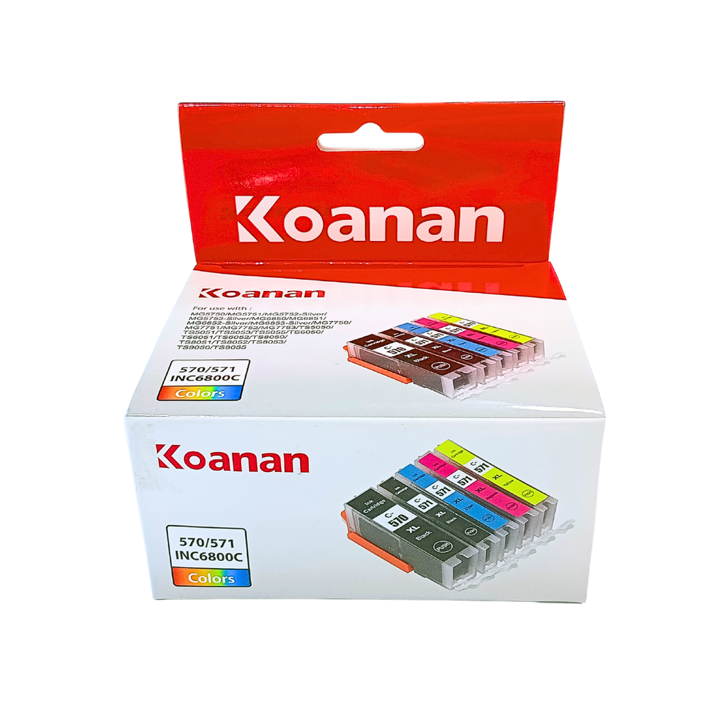 PACK CARTOUCHE CANON KOANAN PIXMA 570/571 (copie)
