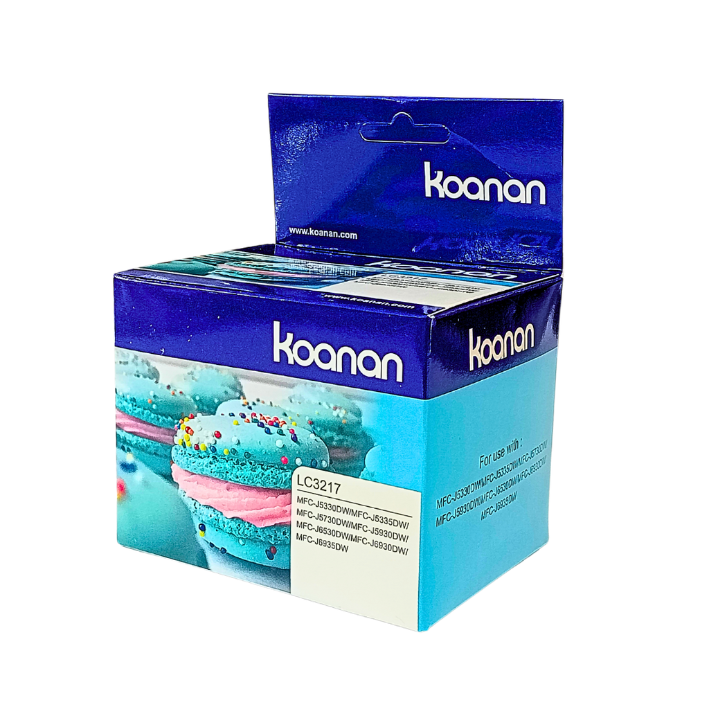 CARTOUCHE BROTHER INB6530 LC 3217 BK/C/M/Y