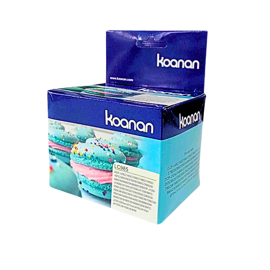 PACK CARTOUCHE BROTHER KOANAN LC985 