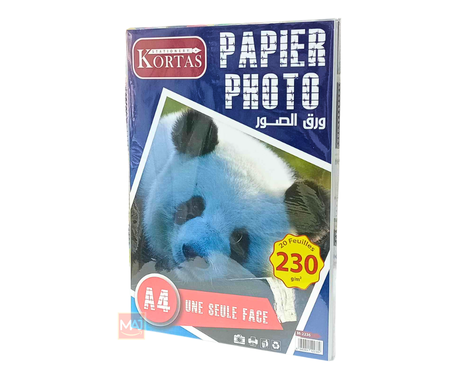 PAPIER PHOTO KORTAS 230GRM
