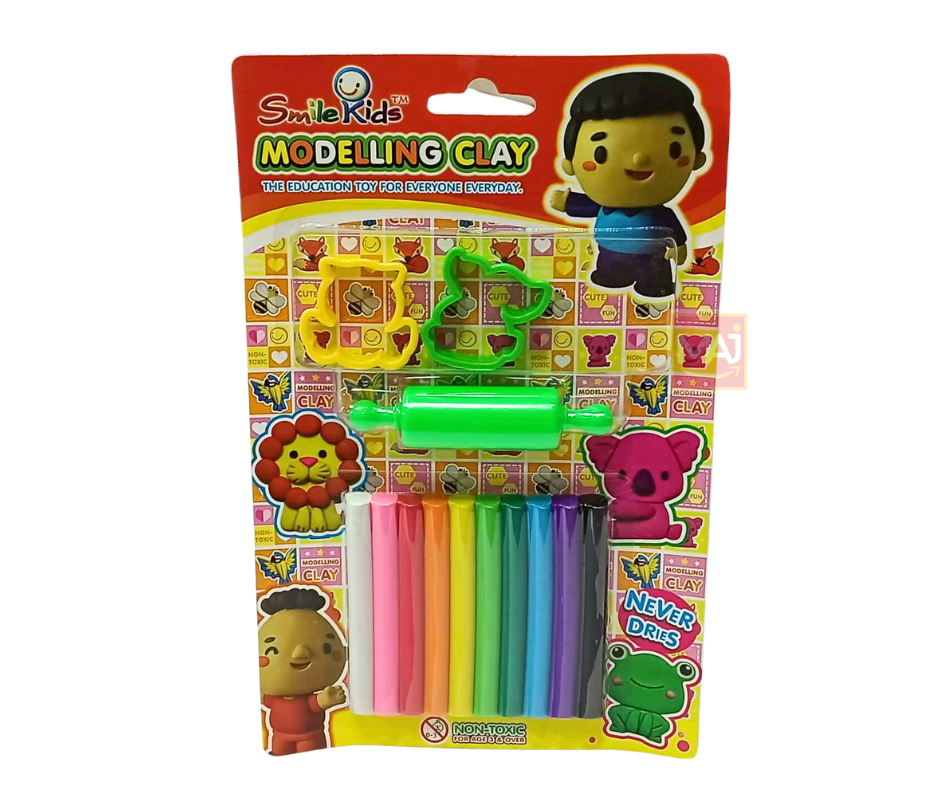 PATE A MODELER SMILE KIDS 10 COULEURS P117 