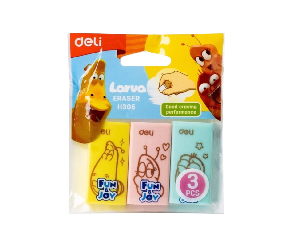GOMME DELI ERASER H305 3 COULEUR