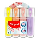 SURLIGNEUR MAPED POCHETTE DE 4 PASTEL