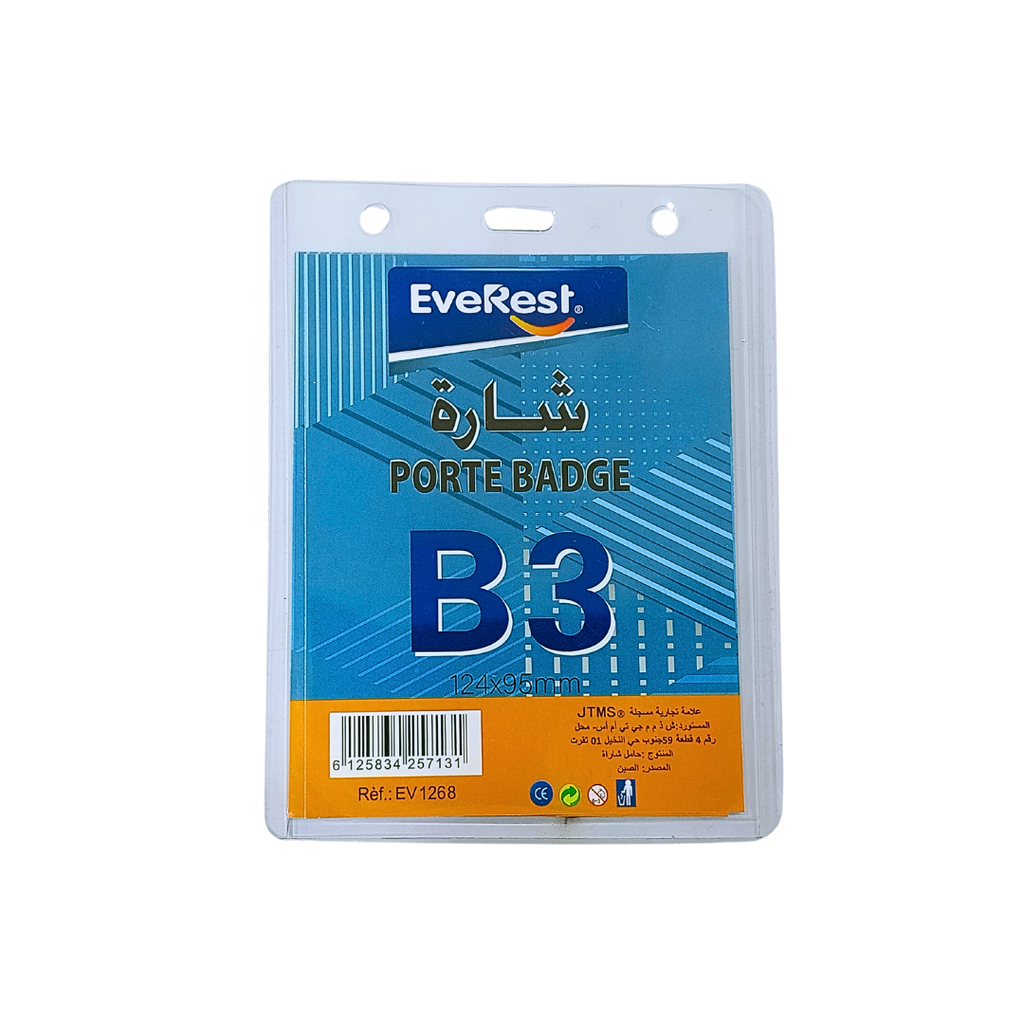 BADGE EVEREST B3 124*94MM EV1268