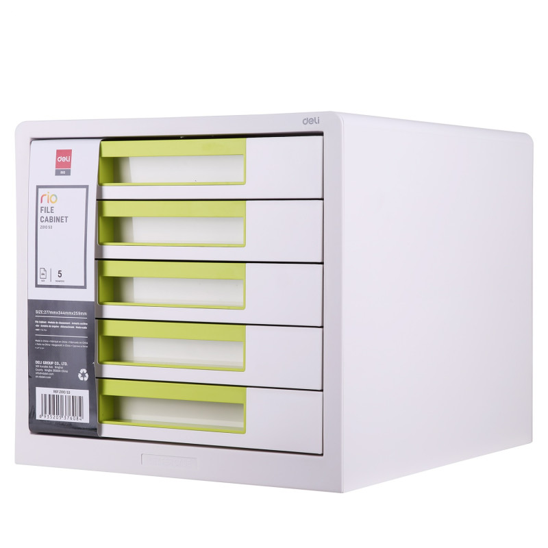 TRIEUR DELI 5 TIROIRS VERT Z01035