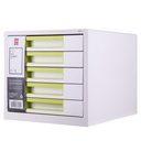 TRIEUR DELI 5 TIROIRS VERT Z01035