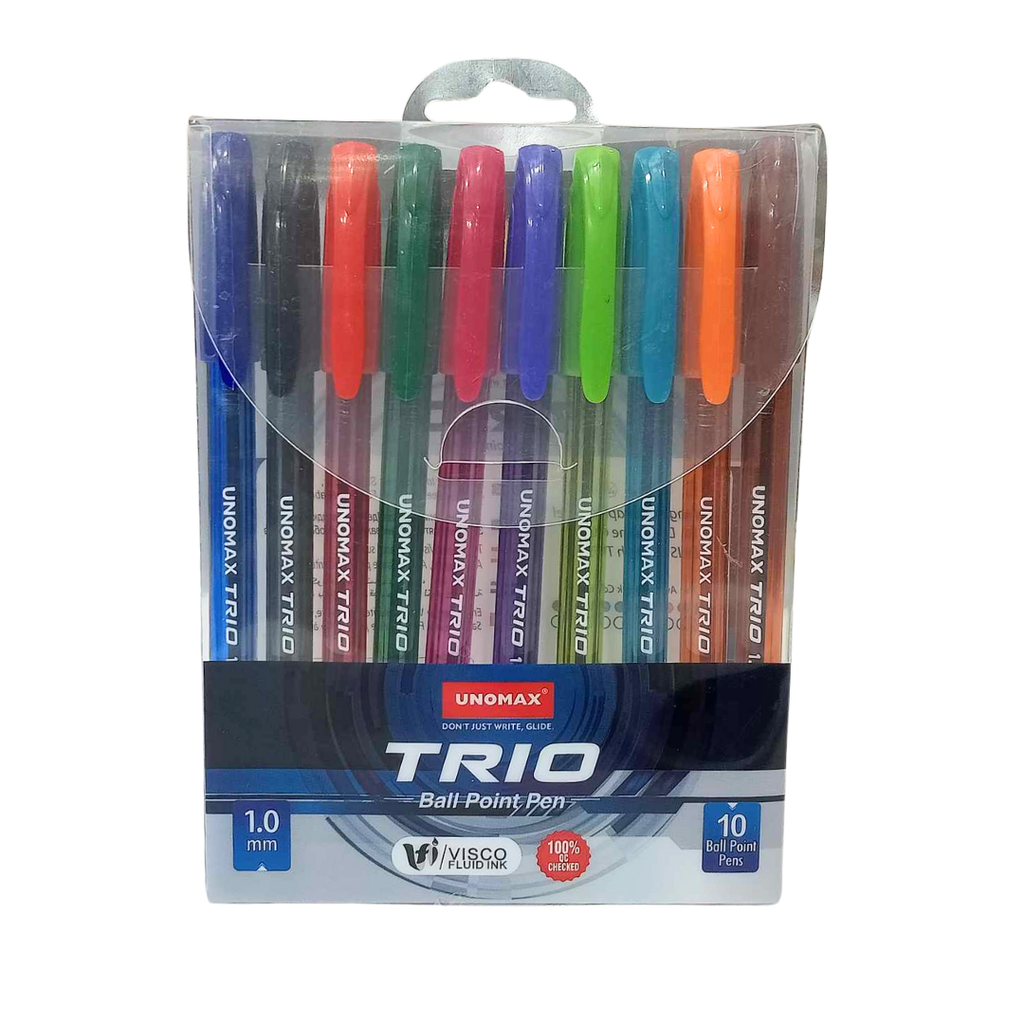 STYLO UNOMAX COULEUR POCHETTE DE 10 CLR