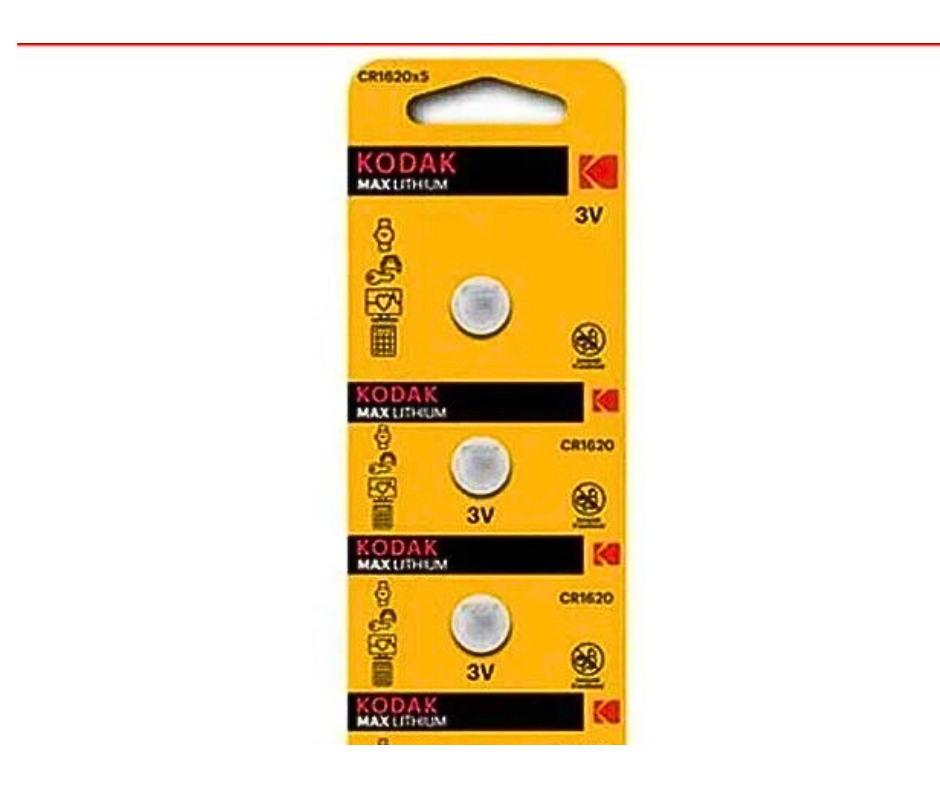PILE KODAK CR1620 3V