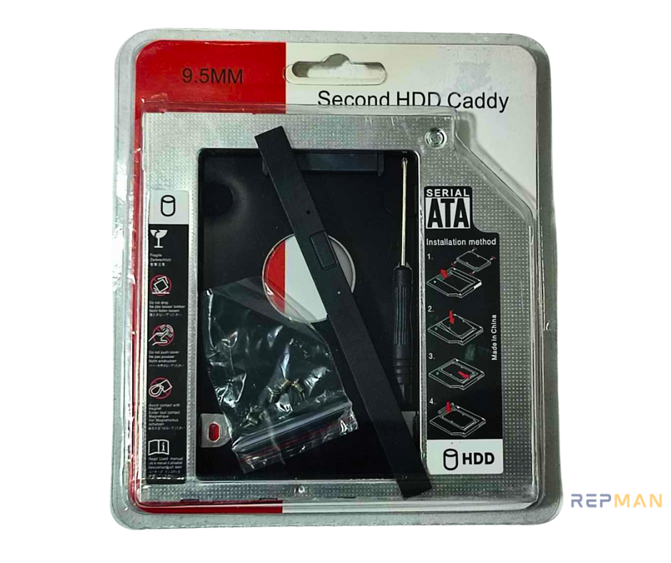 RACK HDD LAPTOP CADDY 9.5MM 