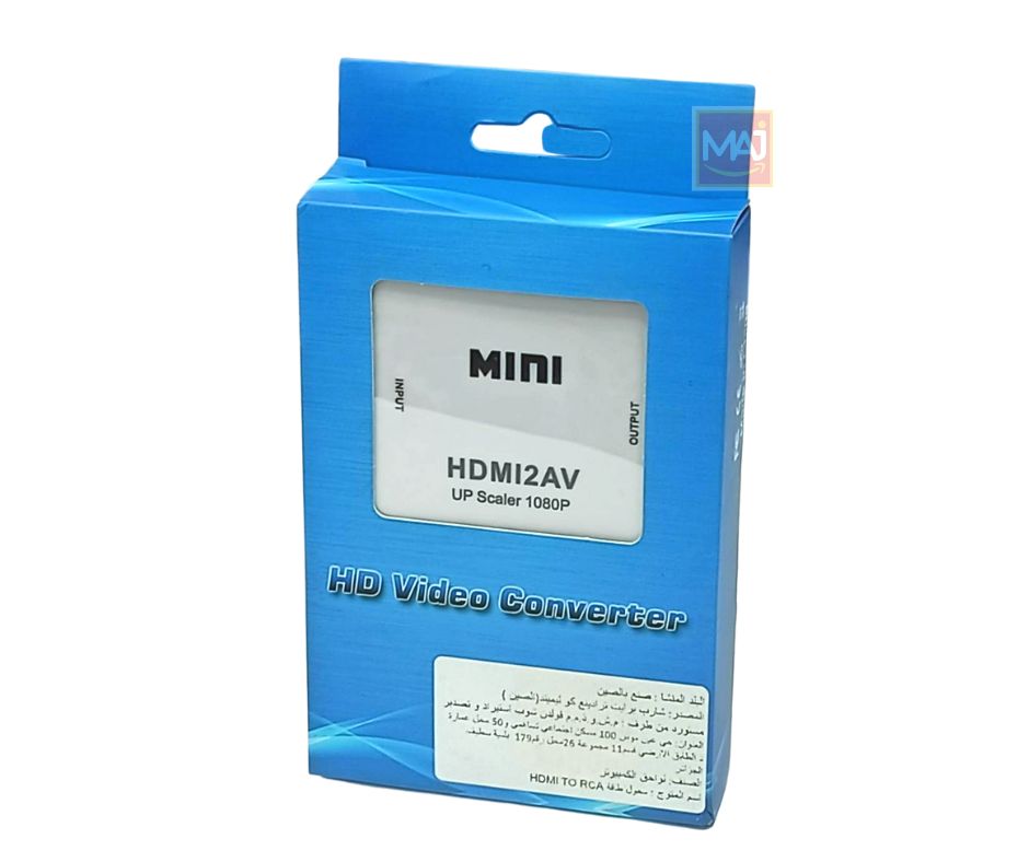HD VIDEO CONVERTOR MINI HDMI TO AV 