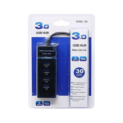 HUB USB 4 PORT 30 CM