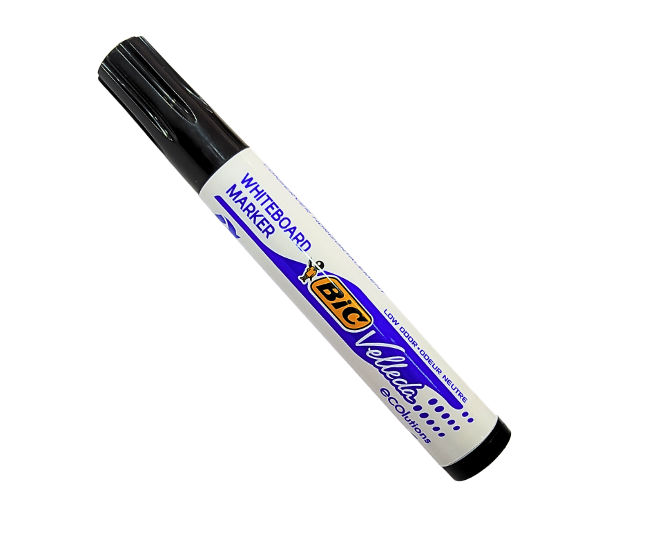 MARQUEUR TABLEAU BLANC BIC VELLEDA NOIR