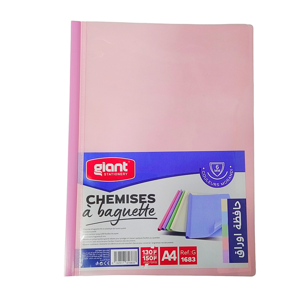 CHEMISE A BAGUETTE GIANT PASTEL 6MM