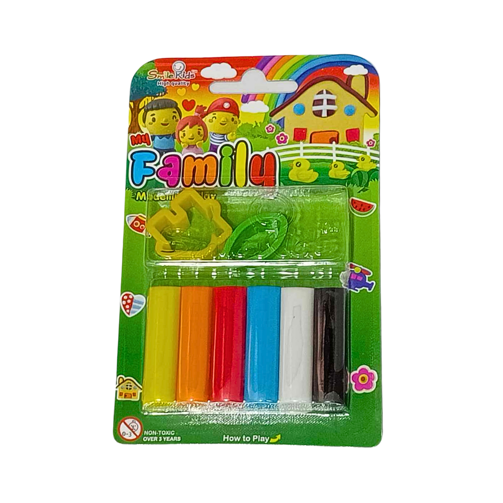 PATE A MODELER CRISTAL 6 COULEURS SK50FM
