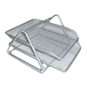 CORBEILLE A COURRIER TECHNO METALLIQUE 2 ETAGES TE5174