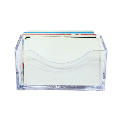 PORTE CARTE VISITE TECHNO TRANSPARENTE TE9963