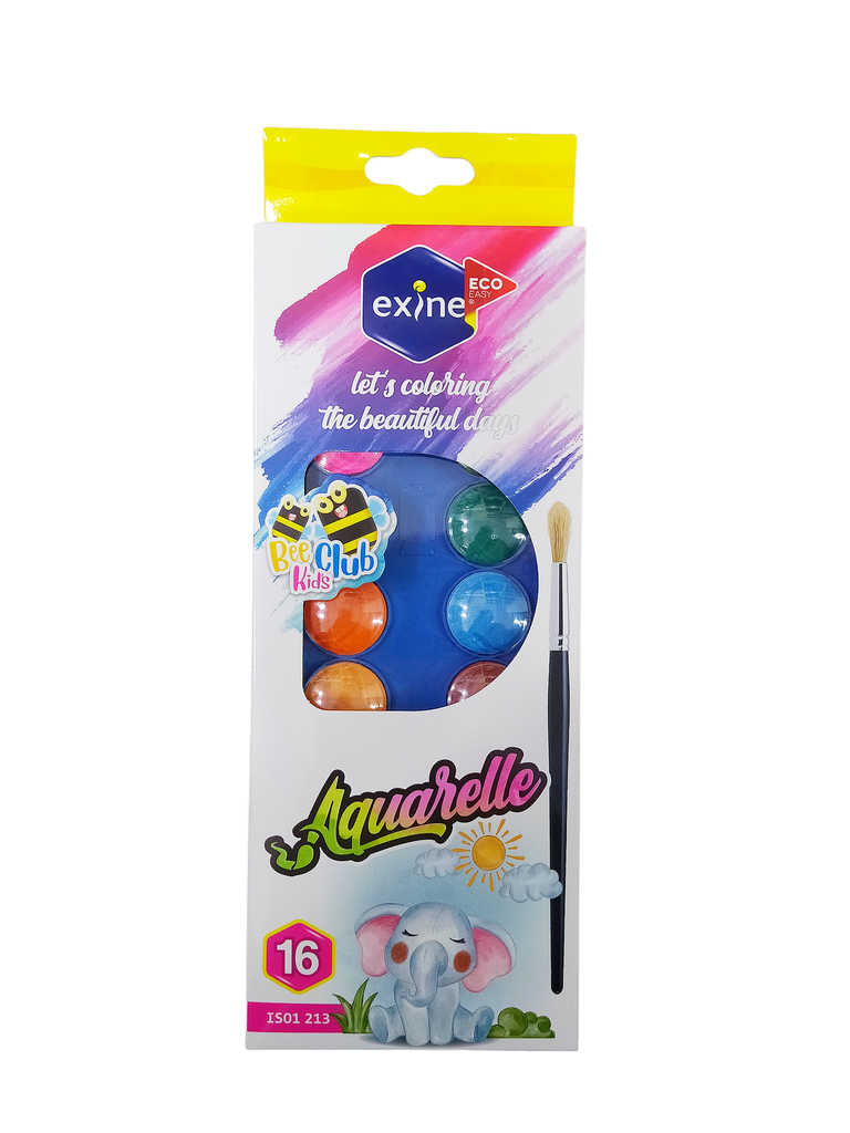 AQUARELLE EXINE 16 COULEURS 