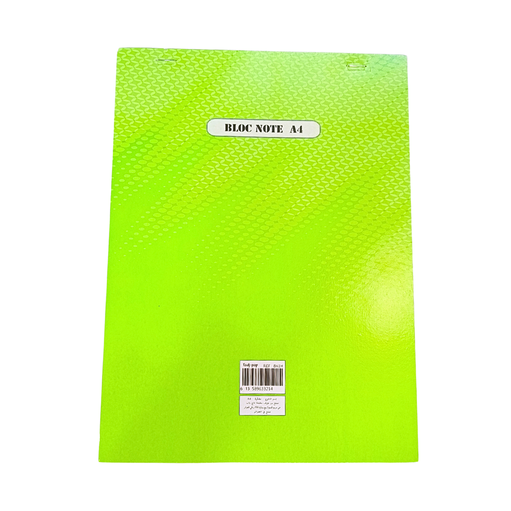 BLOC NOTE PIQUET TADJ PAP BN24