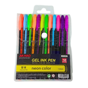 STYLO GEL JIA HAO NEON POCHETTE DE 12