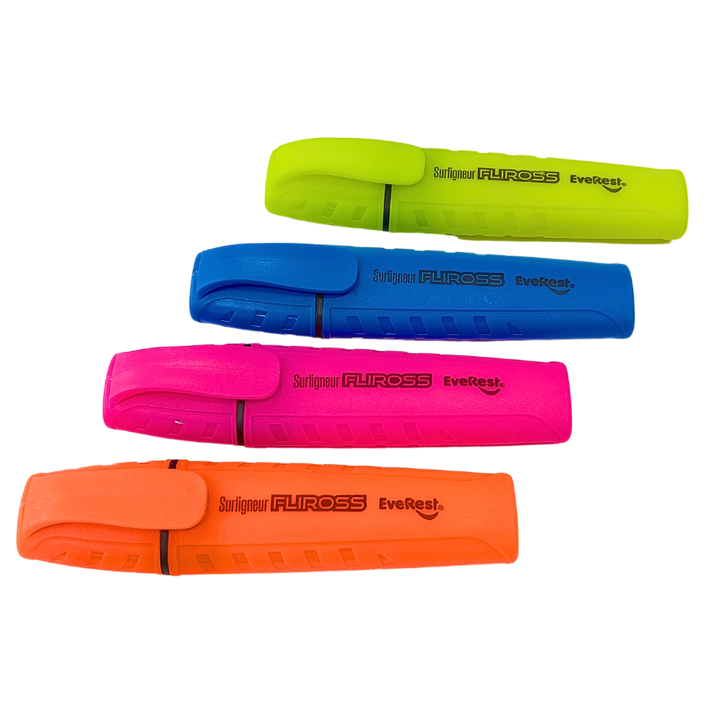 SURLIGNEUR EVEREST POCHETTE DE 4 CLR EV4003