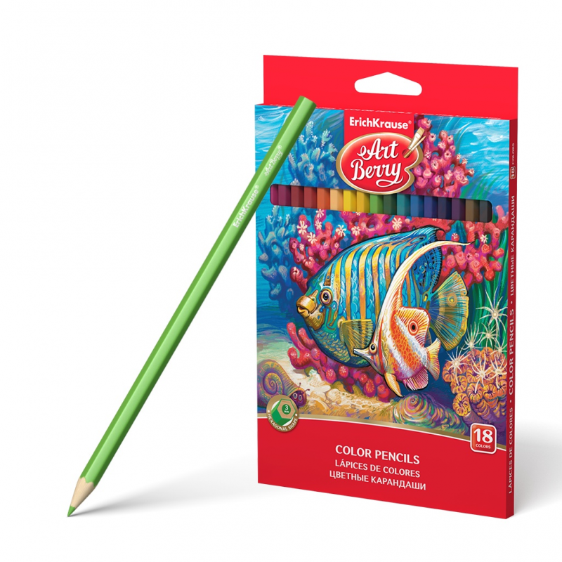 CRAYON COULEUR ART BERRY 18 PCS 32879