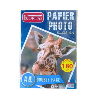 PAPIER PHOTO KORTAS DOUBLE FACE 180 GRM