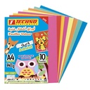 FEUILLES VELOUR ADHESIVES TECHNO  PAQ DE 10 TE5187