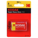 PILE KODAK 9V SUPER HEAVY DUTY ZINC