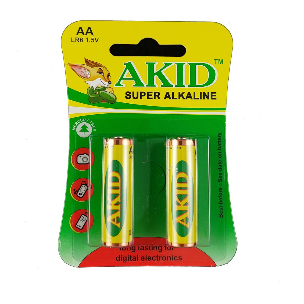 PILE AKID LR6 SUPER ALKALINE 2 PIECES 
