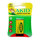 PILE AKID 9V SUPER ALKALINE 