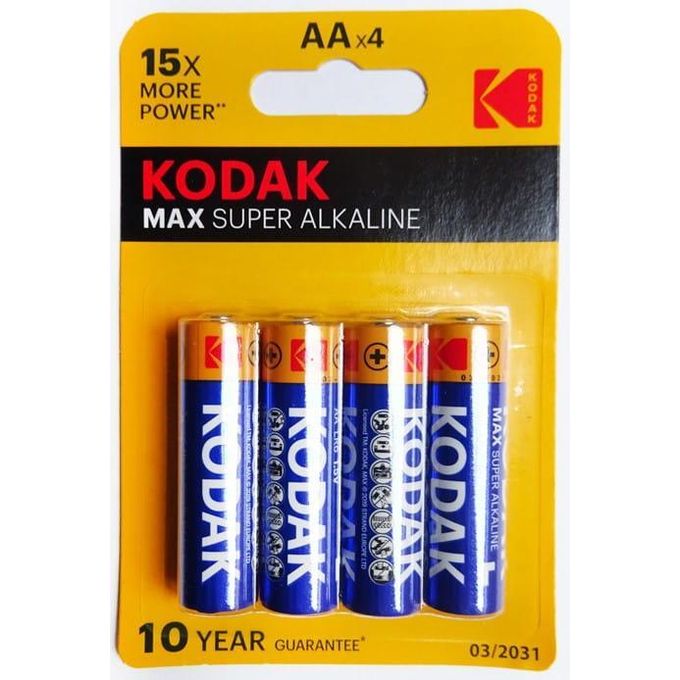 PILE KODAK LR06 MAX SUPER ALKALINE 