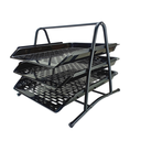 CORBEILLE A COURRIER VERSAL EN METAL 3 ETAGES VR117