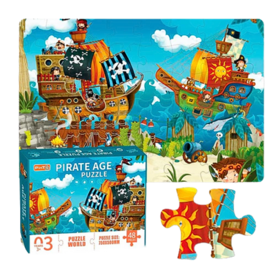PIRATE AGE PUZZLE 48 PCS 