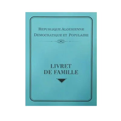 LIVRE DE FAMILLE FRANCAIS 