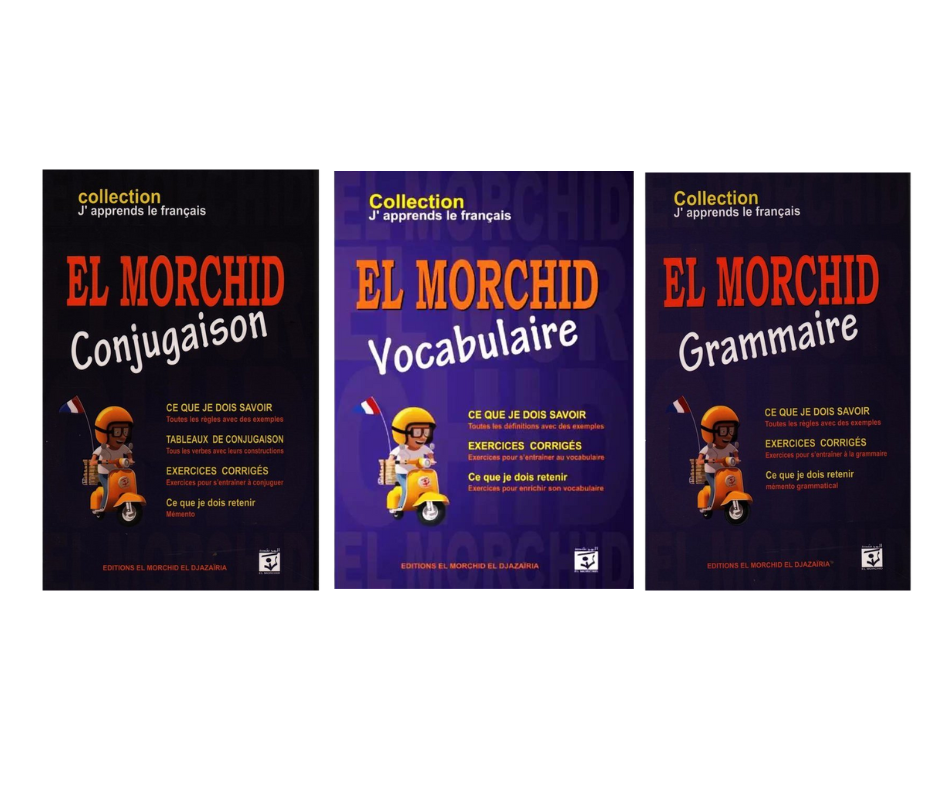 COLLECTION EL MORCHID CONJUGAISON GRAMMAIRE VOCABULAIRE