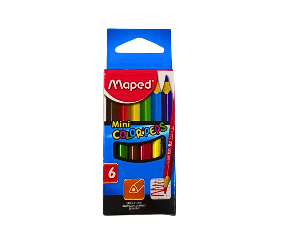 CRAYONS COULEURS MAPED 6PCS PM MA832501