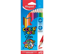 CRAYONS COULEUR MAPED 12 PIECES GRAND MODEL