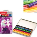 CRAYONS COULEUR MAPED EN BOITE MÉTALLIQUE 12PC GM 832037