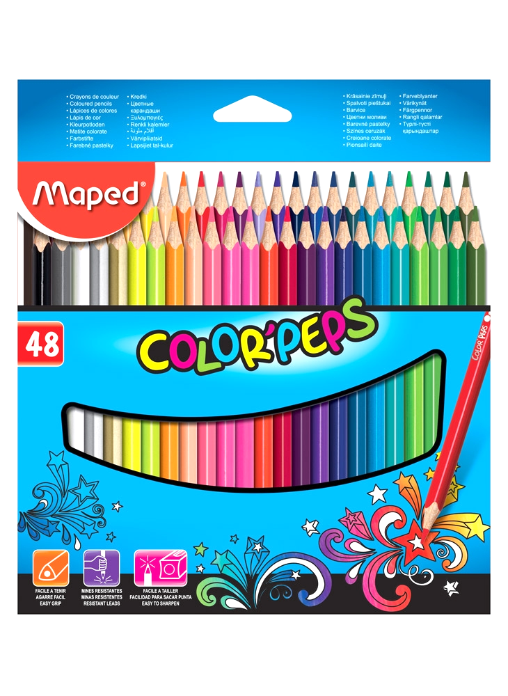 CRAYONS COULEURS MAPED 48 PCS GM MA832048